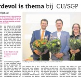 Waardevol is thema bij ChristenUnie-SGP Zoetermeer (Streekblad Zoetermeer, 28-12-2017)